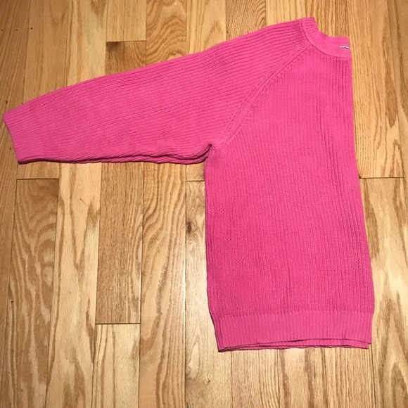 Karen Scott 100% cotton pink knit sweater size XL - Picture 3 of 5